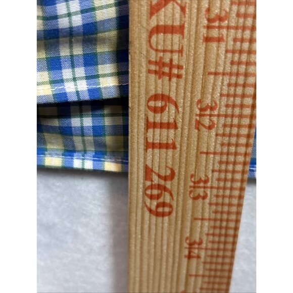 L.L. Bean Mens Slightly Fitted Button-Up Checkered Shirt Size L-Reg - Picture 8 of 12